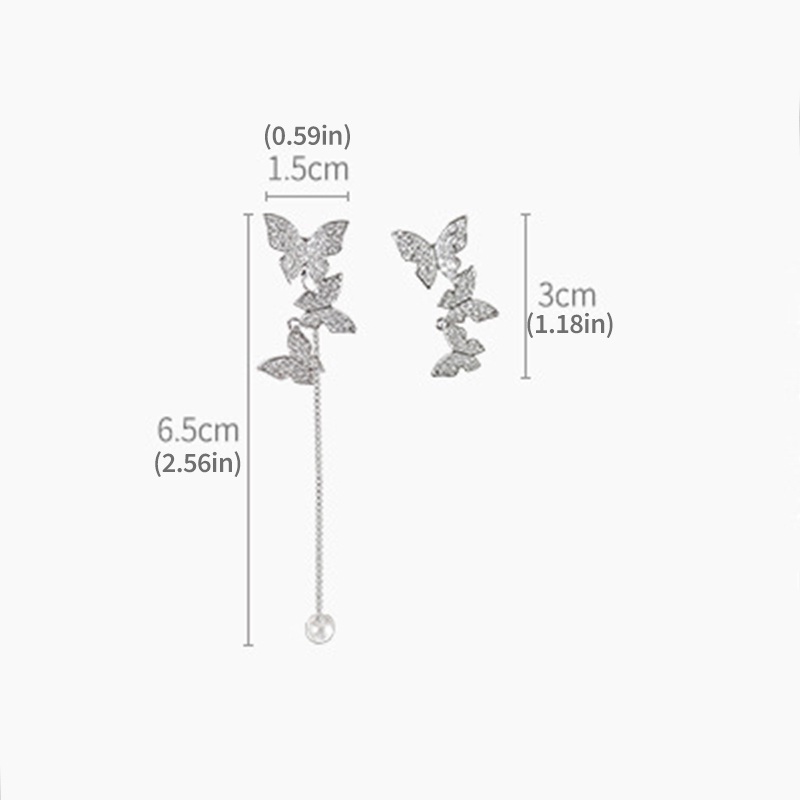 Bông tai nữ tiểu thư dáng dài thanh lịch sang chảnh mẫu mới thời trang YK