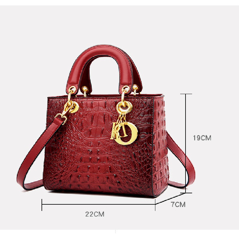 Túi Xách Họa Tiết Da Cá Sấu Cao Cấp Phong Cách Phương Tây Dễ Phối Đồ Hàng Mới Bán Chạy