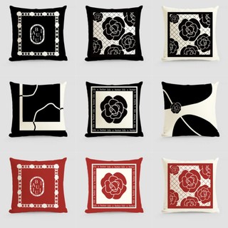 Ins camellia phong cách đơn giản gối gối phòng khách gối sofa phòng ngủ đầu giường đệm văn phòng ghế dài đệm xe hơi trở lại