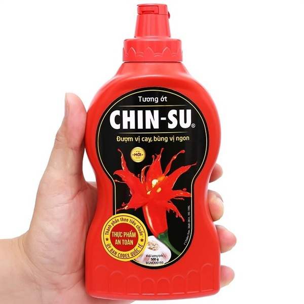 Tương ớt Chinsu Cay Vừa chai lớn chai 250g/ 500g/ 1Kg