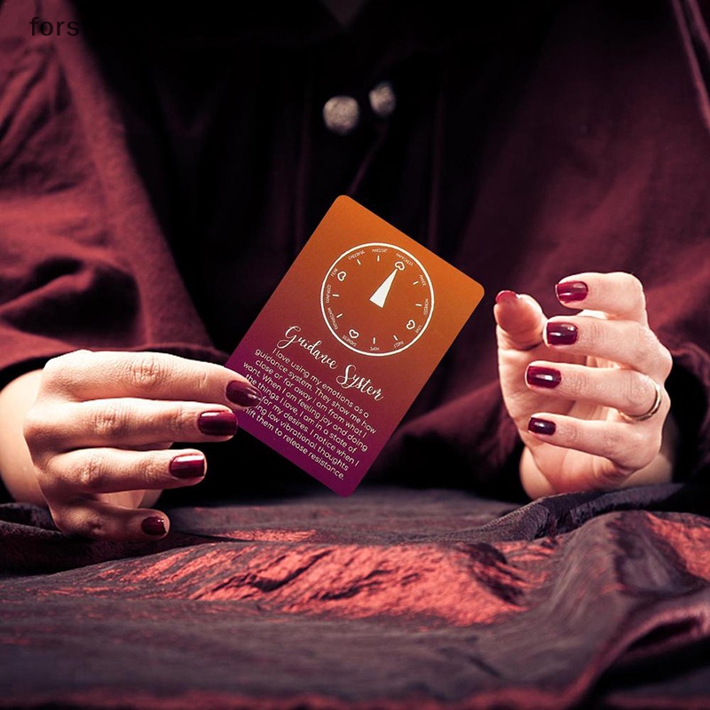 Forstretrtn thông điệp quan tâm oracle tarot card lời tiên tri số phận bói toán bộ bài gia đình ban tiệc trò chơi người mới bắt đầu bài bói bài trò chơi en