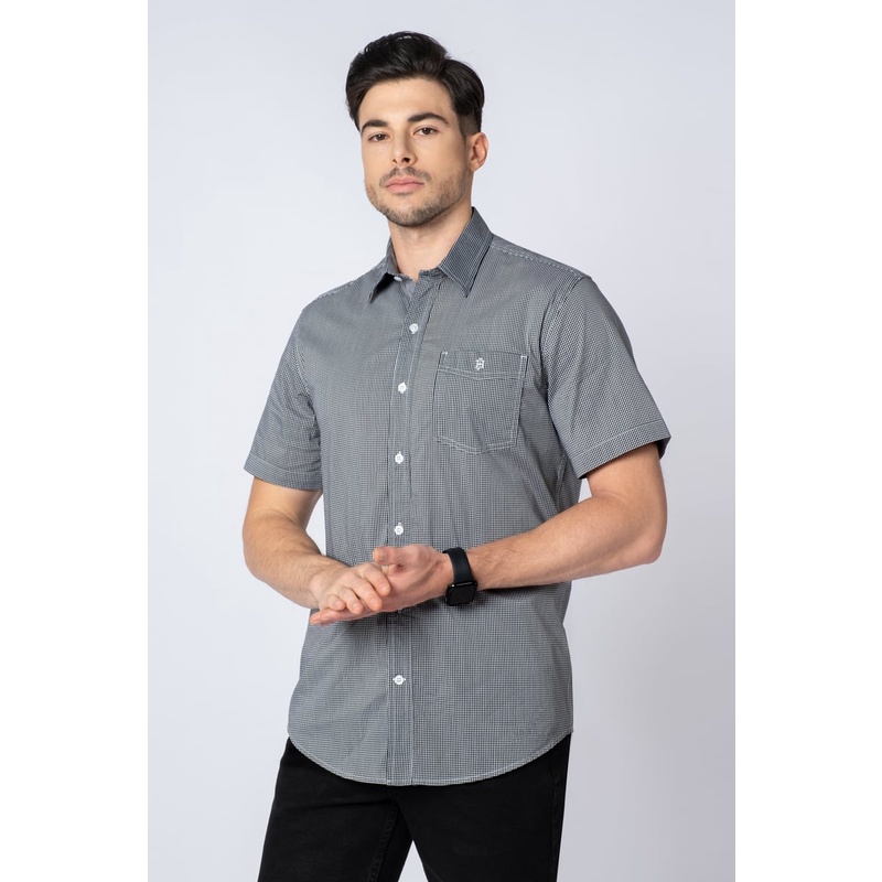 Áo Sơ Mi Nam Tay Ngắn , thời thượng, lịch lãm, chỉn chu John Henry - WS23SS23C-SC