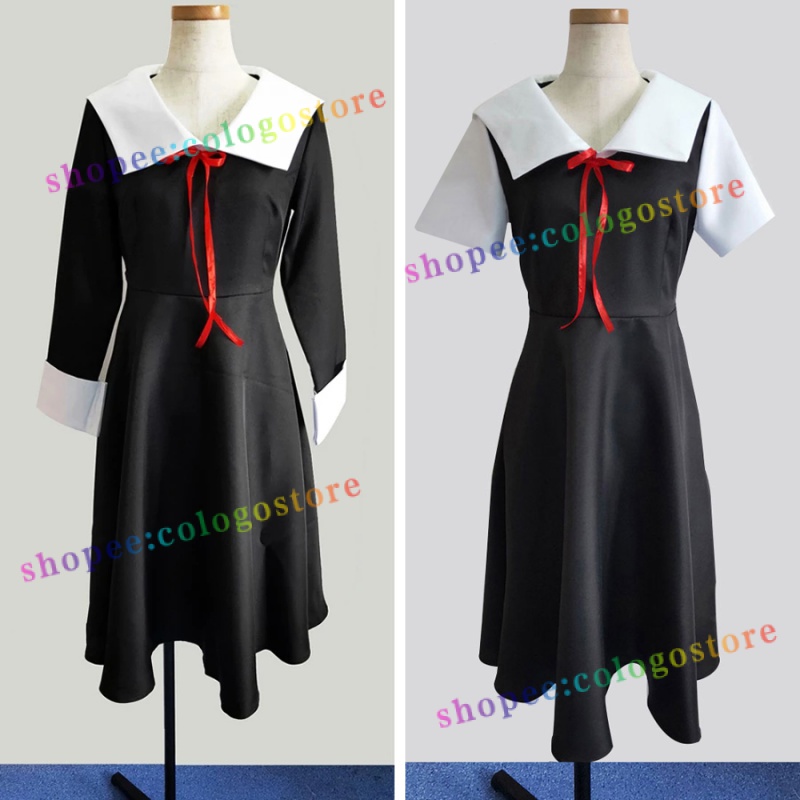 Shinomiya kaguya fujiwara chika cosplay trang phục anime kaguya-sama: love is war trang phục cosplay đồng phục tóc giả phụ nữ trung học cô gái ăn mặc trang phục halloween