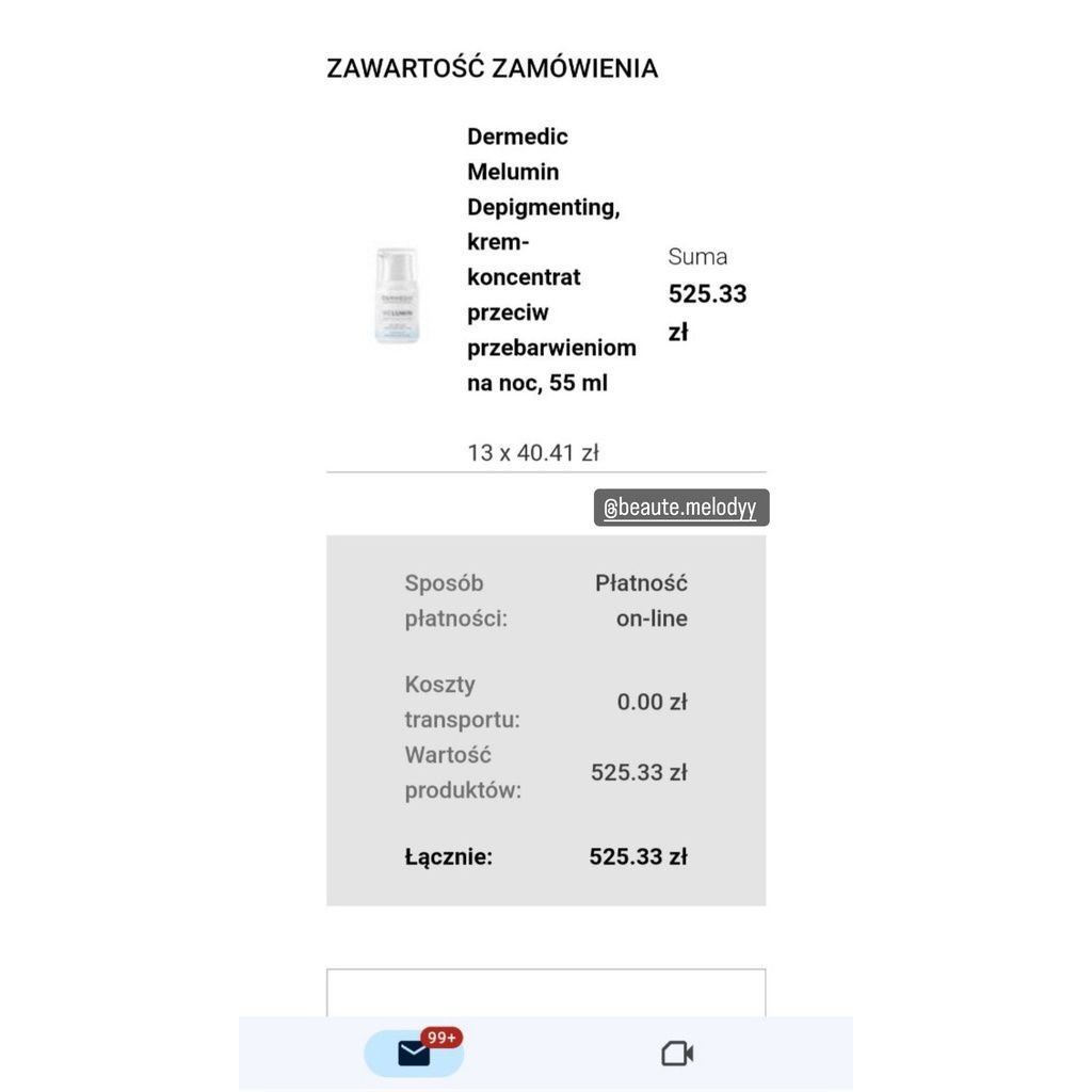 Kem Dưỡng Trắng Da Ban Đêm MELUMIN Anti-dark spots concentrated night cream