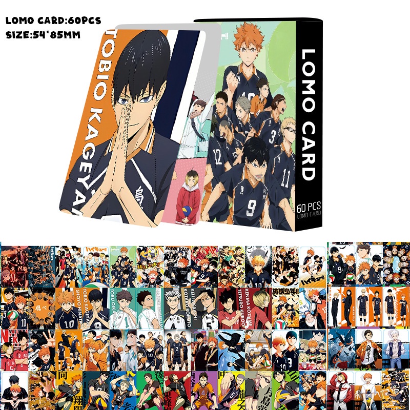 Haikyuu! Photocard Lomo Card Anime Collectibles 60pcs/box