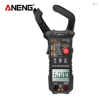 [ready Stock] aneng digital clamp meter ac / dc current clamp true-rms multimeter auto-ranging multi tester with amp volt ohm resistance capacitance continuity diode nhiệt độ tần số