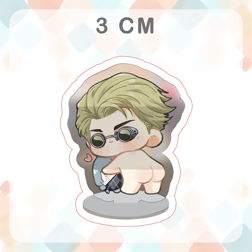 Mô hình Standee JUJUTSU KAISEN Chú Thuật Hồi Chiến ver HỞ MÔNG anime chibi mica arcylic trưng bày