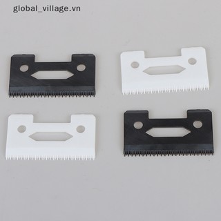 2pc 2hole stagger-tooth ceramic movable blade lưỡi dao có thể thay thế clipper không dây