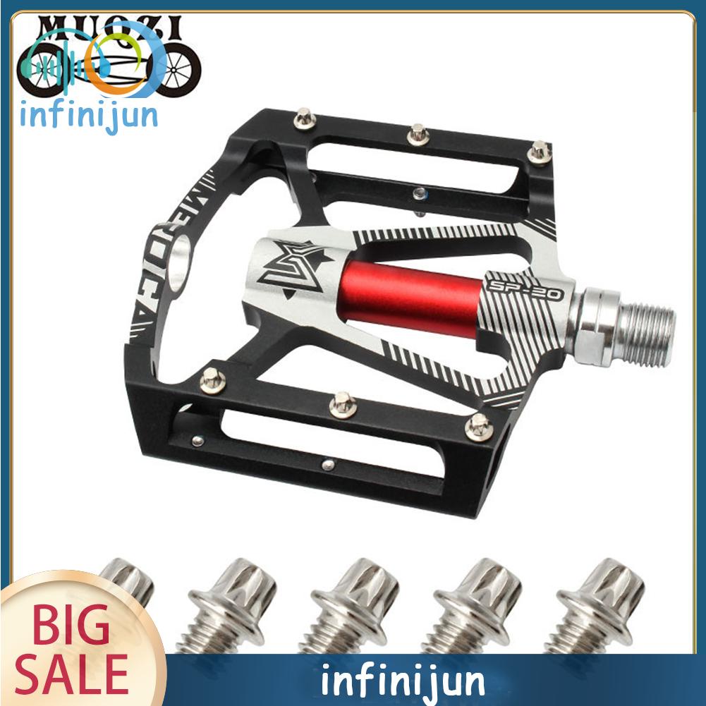 Muqzi 50pcs mountain road bike pedal anti-skid screw set w / offset spanner