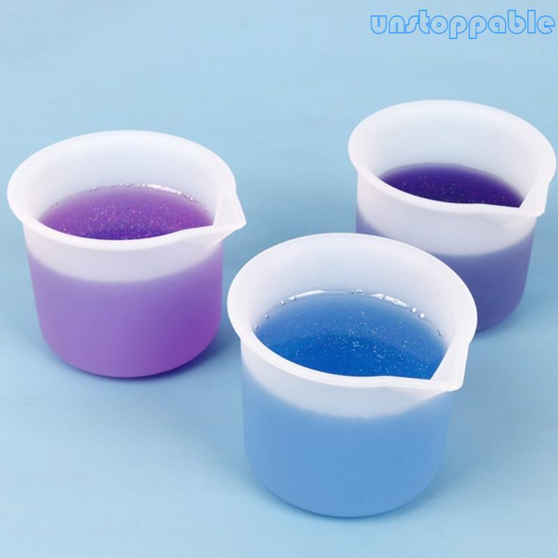 Un * cốc đo silicone cho resin non-stick mixing cups dụng cụ keo chính xác scal