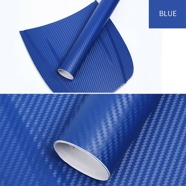 30cmx127cm màng sợi carbon đầy màu sắc bao phủ cho thân xe cuộn phim vinyl bọc xe máy tự làm tạo kiểu vinyl sticker phim phụ kiện xe hơi