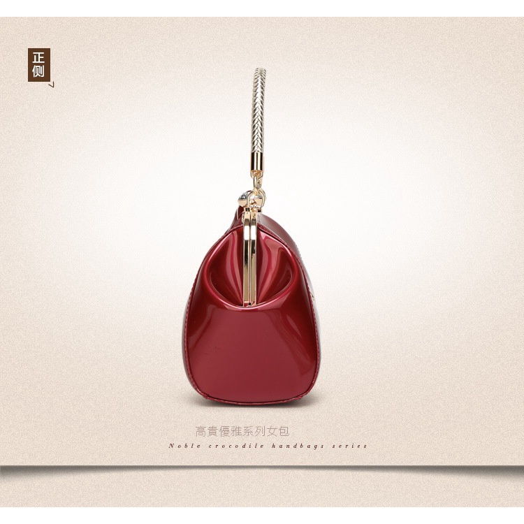 Túi Xách Đeo Chéo Vai Bằng Da Bóng Thời Trang Dành Cho Nữ