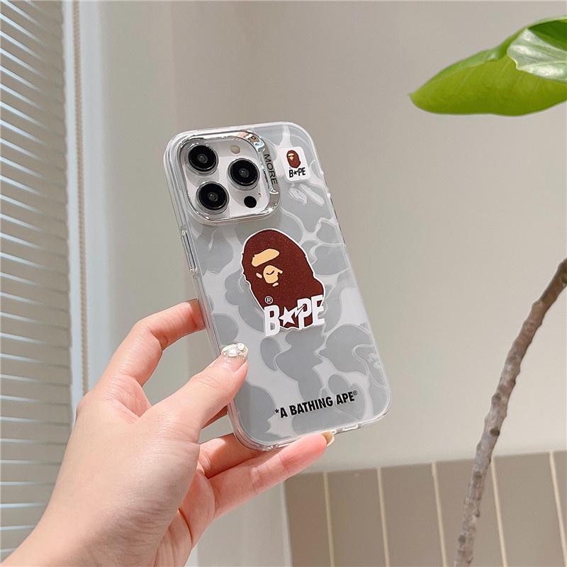 BAPE Ốp Điện Thoại Họa Tiết Rằn Ri Cho iphone15 15pro 15promax 14promax 14 14pro 13 13pro 13promax 12 12pro 11