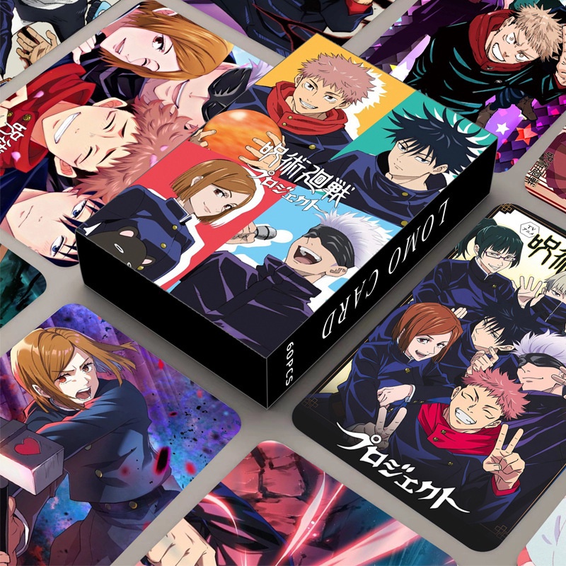 Jujutsu Kaisen Photocard Double Sided Itadori Yuji Satoru Gojo Lomo Card