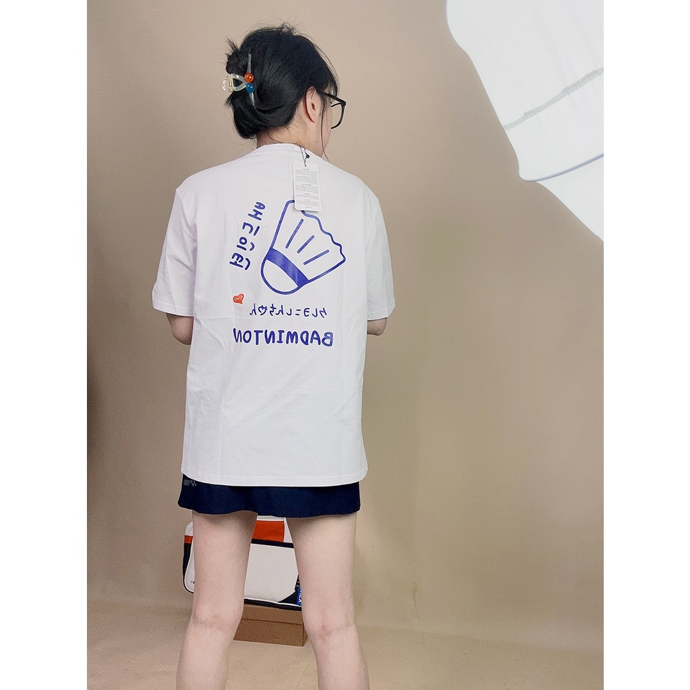 Áo Thun Thể Thao Cầu Lông Tay Ngắn Chất Liệu cotton Co Giãn Phong Cách Hàn Quốc Cho Nam Nữ