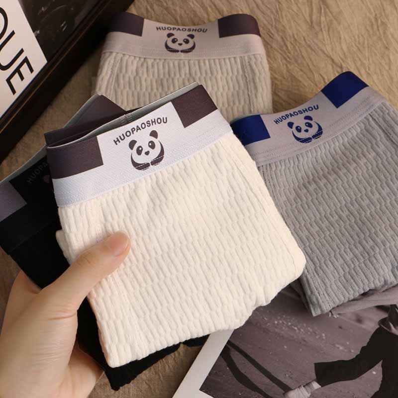 đồ lót nam cotton tinh khiết kháng khuẩn hợp thời trang thoáng khí mùa hè quần đùi nam rộng rãi cỡ lớn boxer dễ thương sexy