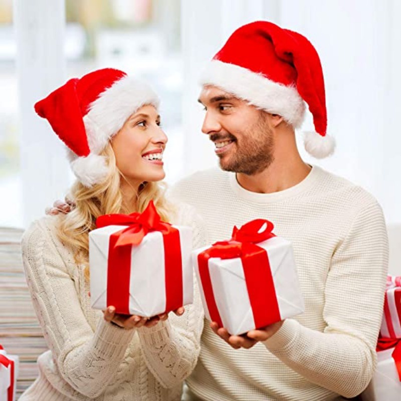 2023 giáng sinh mới mũ sang trọng trẻ em người lớn mũ ông già noel vui vẻ giáng sinh năm mới quà tặng bữa tiệc