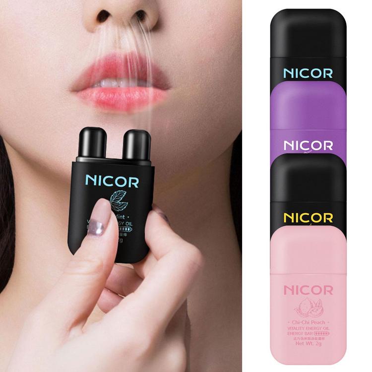 Ống hít mũi JULYSTAR dầu bạc hà hai lỗ giúp sảng khoái và tỉnh táo khi lái xe