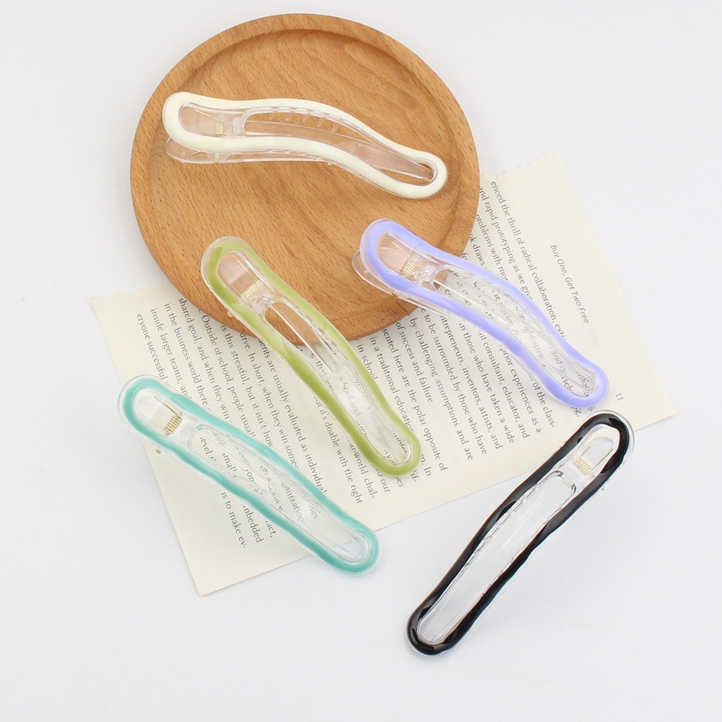 Kẹp Tóc acrylic Màu Nước Ngọt Ngào Xinh Xắn Thời Trang Cho Nữ