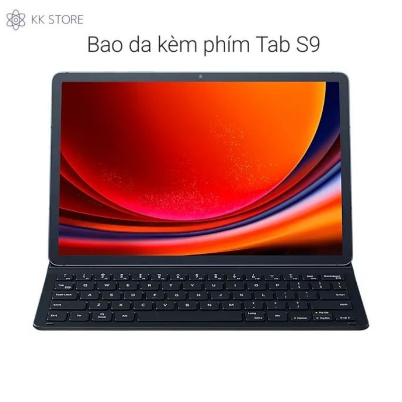 Bao Da Bàn Phím chính hãng Cho Galaxy Tab S9  bản Slim không có chuột touchpad