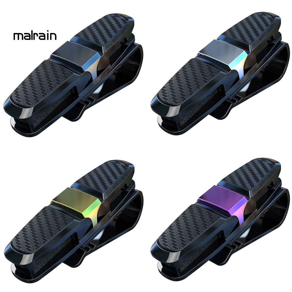 Kẹp Giữ Mắt Kính / Thẻ / Mắt Kính Gắn Tấm Che Nắng Xe Hơi Tiện Dụng