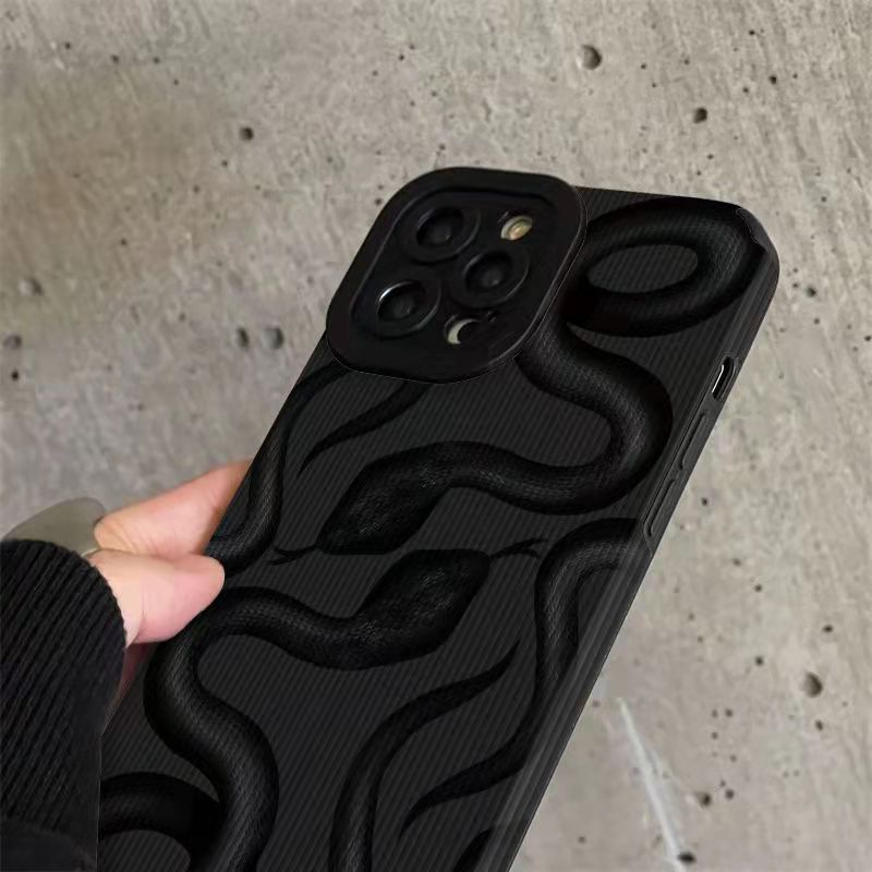 Ốp Điện Thoại Màu Tối Cho iPhone 11ProMax 14ProMax 13ProMax 13ProMax 13 14Pro 11 X XR Xs Max 7P / 8P 12Pro 12ProMax