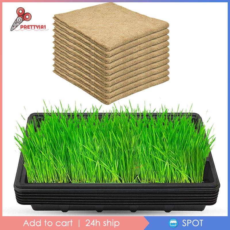 [Prettyia1] Set 10 Khay Trồng Cây Trong Nhà Và Ngoài Trời