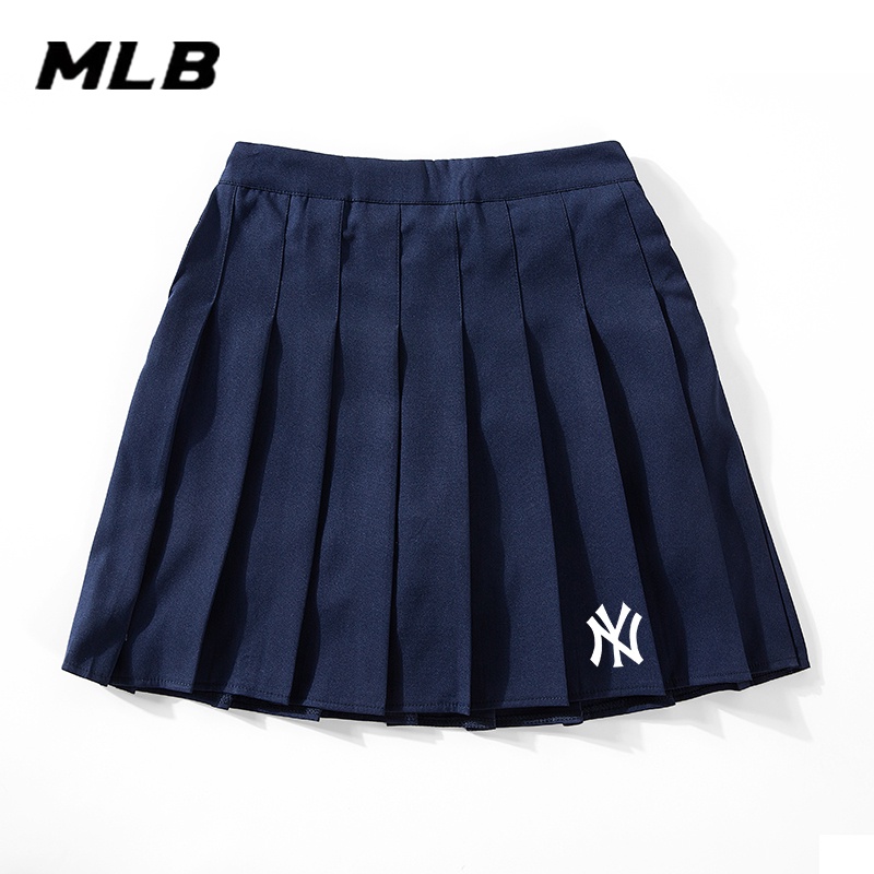 Chân Váy Đồng Phục MLB NY Xếp Ly Thiết Kế Dễ Thương