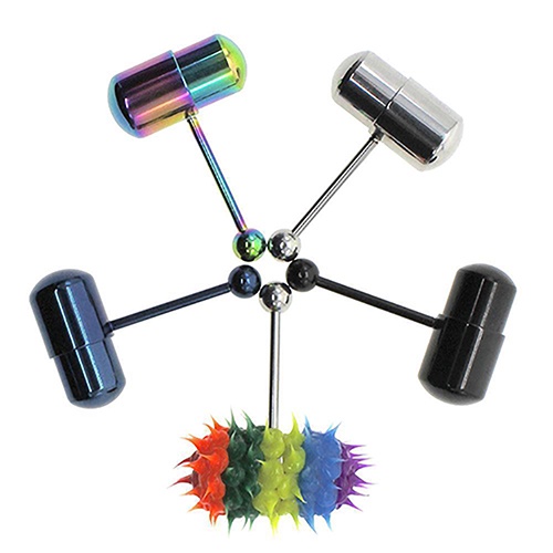 Khuyên Lưỡi Rung Hình Cái Búa Cá Tính Unisex