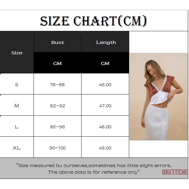 [] Áo Tank Top Cổ Chữ V Không Tay Phối Ren Màu Tương Phản Thắt Nơ Sau Lưng Cho Nữ