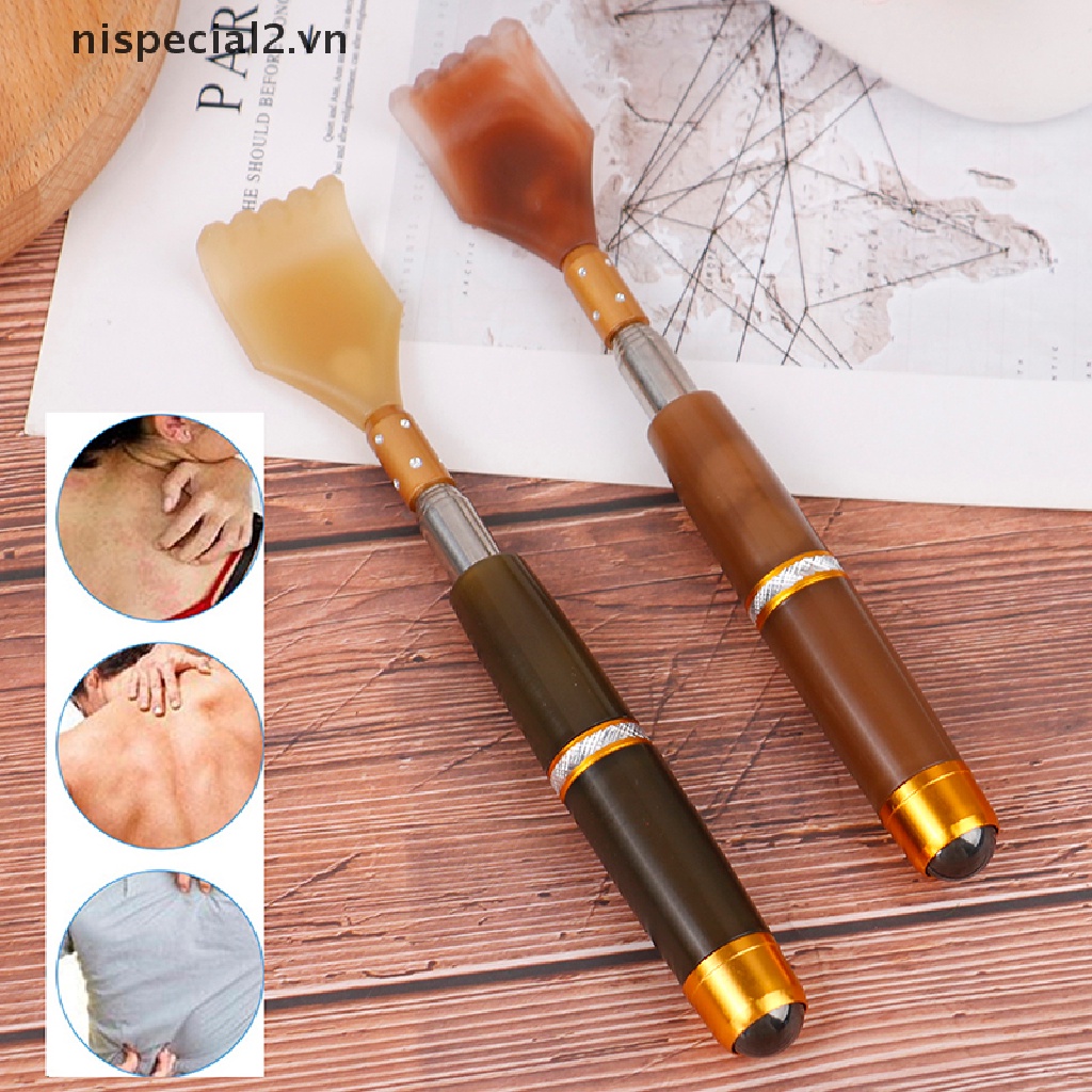 Cây Gãi Lưng &amp; Massage Tay Cầm Kéo Dài Có Thể Thu Gọn