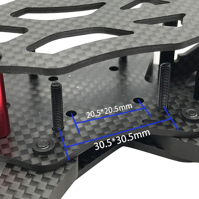 Bộ Khung Sợi Carbon 5 Inch 225Mm 225 Cánh Tay 5.5Mm Cho Máy Bay Điều Khiển Từ Xa