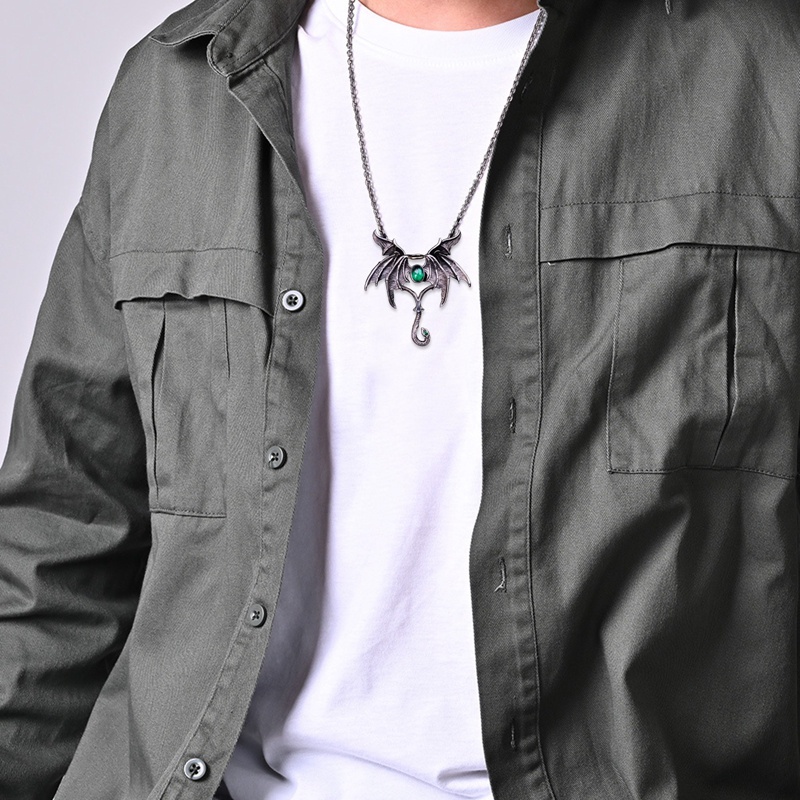 Vòng cổ Hợp Kim Hình Dơi Đính Đá Độc Đáo