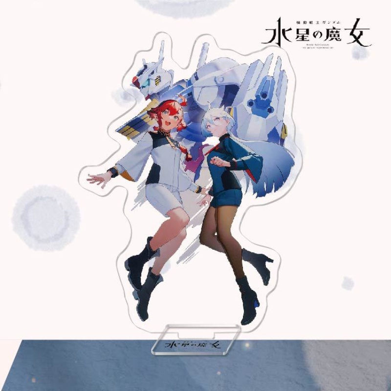 Phù Thủy Từ Mercury Đứng Acrylic Samaya Miorine Rembran Để Bàn Trang Trí