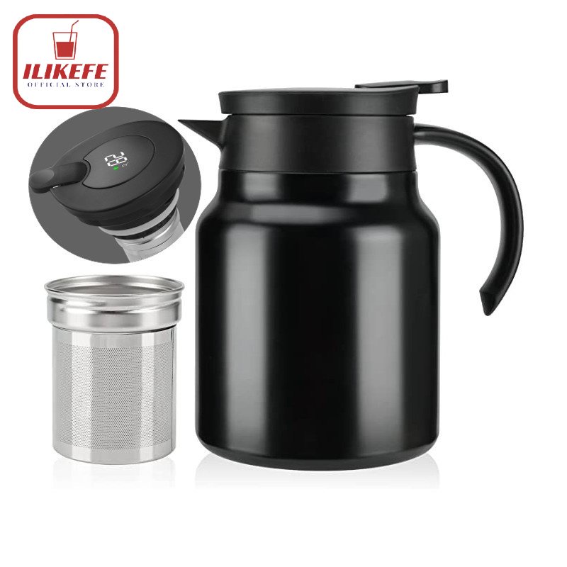 Ấm trà giữ nhiệt ILIKEFE thép không gỉ 316 1000ml sang trọng