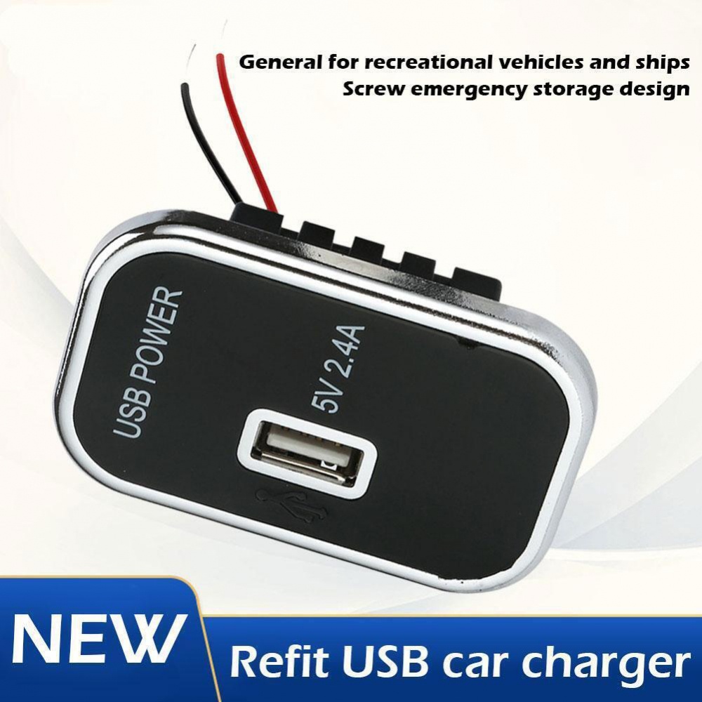 Ổ CắM SạC USB 12V 24V Cho Xe Hơi / Xe MáY