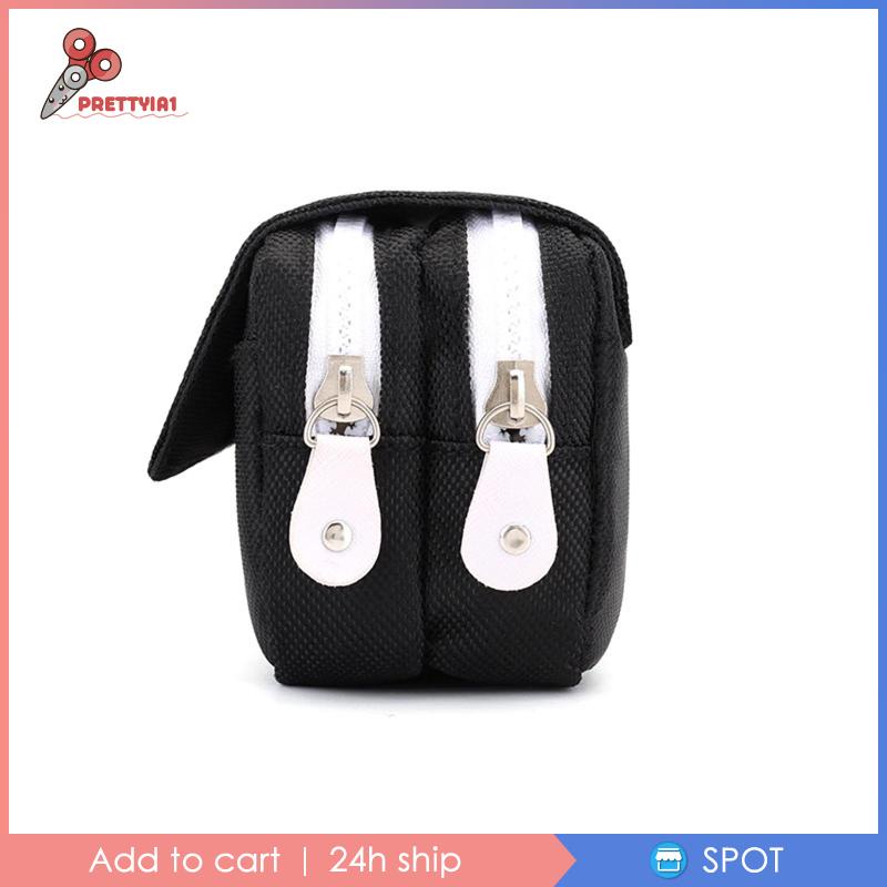[Prettyia1] Túi Đựng Bút / Đồ Trang Điểm Sức Chứa Lớn Có Dây Kéo