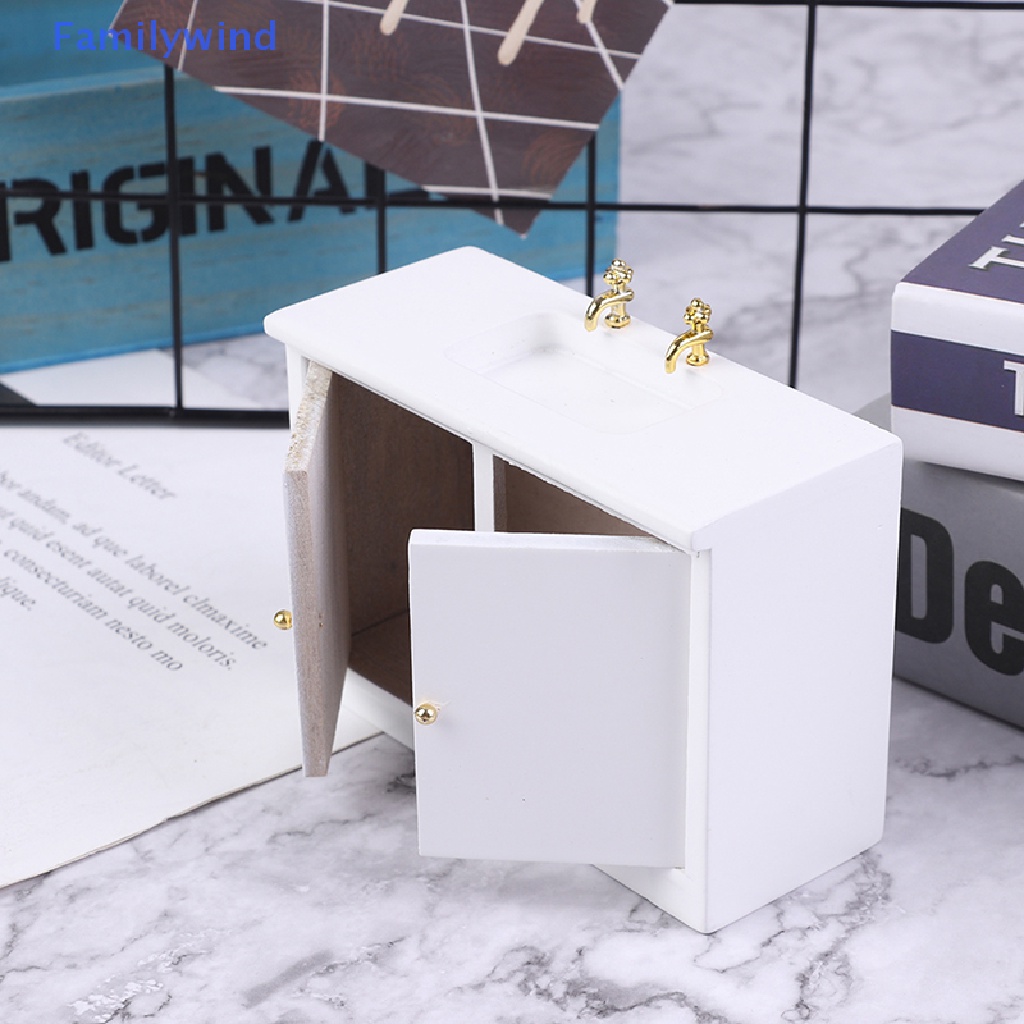 Mô Hình Bồn Rửa Tay Trang Trí Nhà Búp Bê Tỉ Lệ 1 / 12