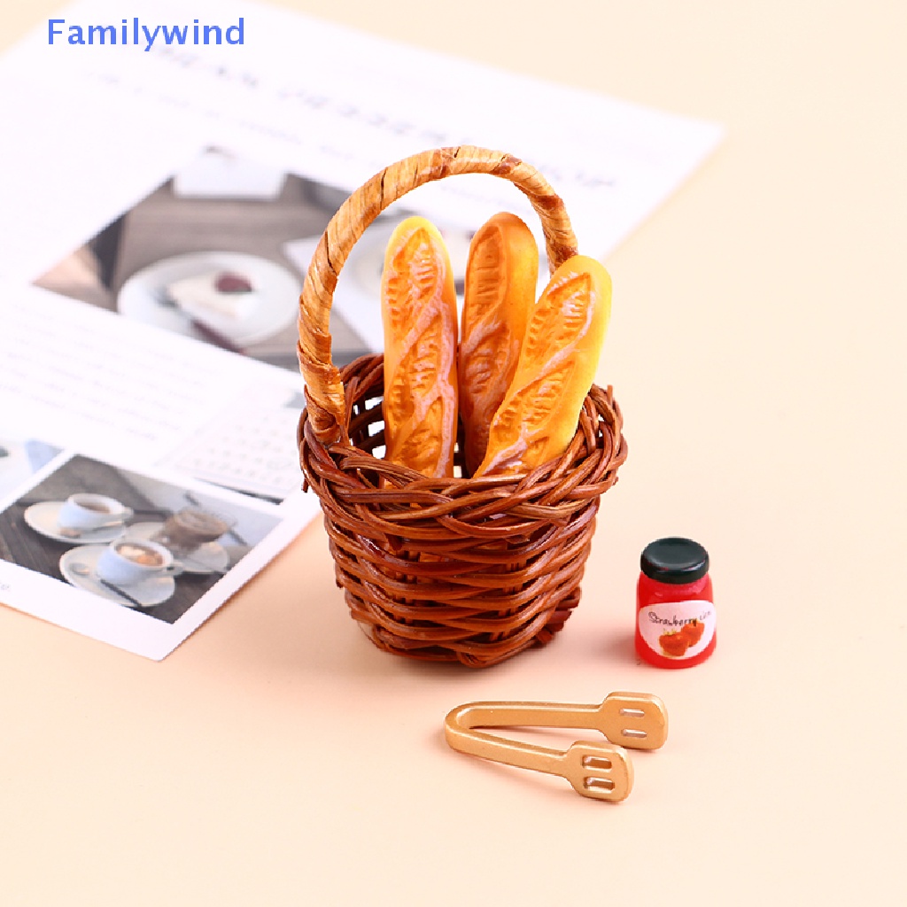 Giỏ Bánh Mì Đồ Chơi Búp Bê Cỡ 1 / 6 1 / 12