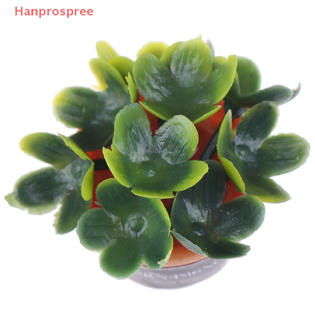 Set 4 Mô Hình Chậu Cây Mini Tỉ Lệ 1: 12 Dùng Để Trang Trí Nhà Búp Bê