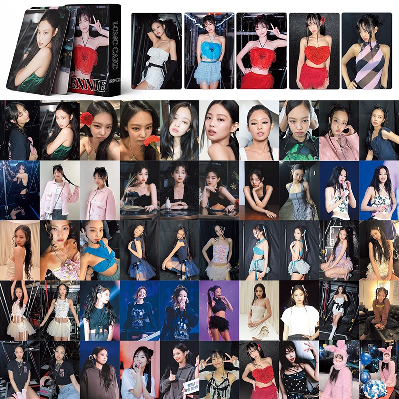 Hộp 55 Ảnh LOMO Card JENNIE BLACKPINK 2023