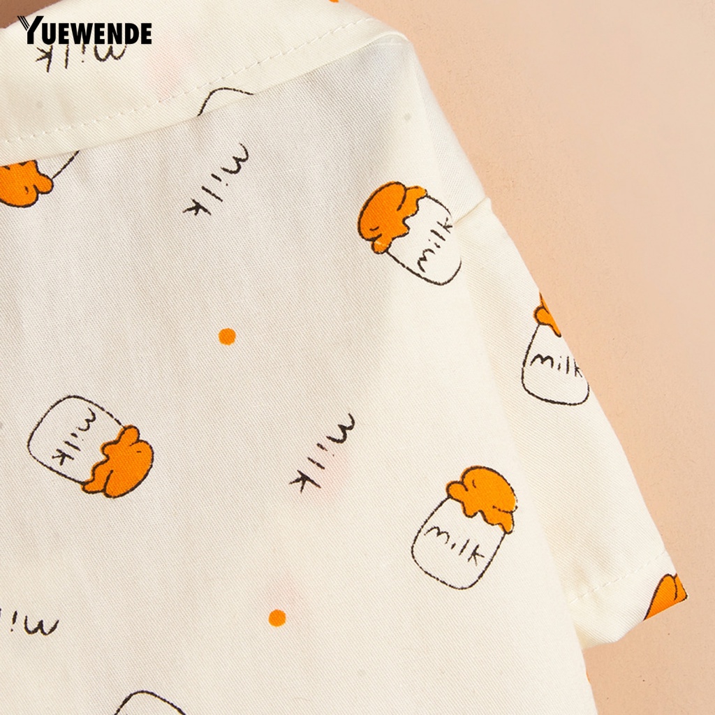 Yue.z Trang Phục Hóa Trang Cho Cún Cưng In Hình Chai Sữa Thời Trang Mùa Hè Đáng Yêu