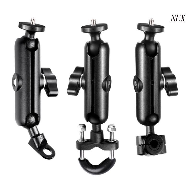 NEX Motorcycle Riding Camera Holder Rearview Mirror Adjustable Metal Fixed Bracket Stand For Hero 8/7/6 Action Camera
