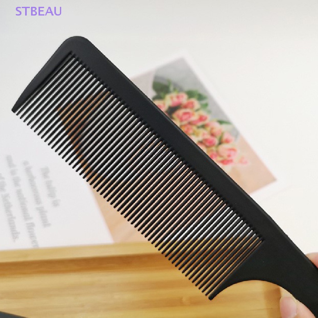 Bộ 2 Lược Chải Tóc Màu Đen Bằng Sợi Carbon Chống Tĩnh Điện