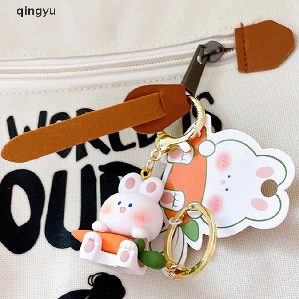 Móc Khóa Hình Thỏ Hoạt Hình Xinh Xắn Sáng Tạo