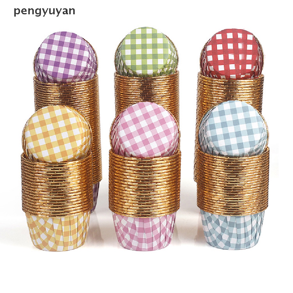 Set 50 Cốc Giấy Làm Bánh cupcake muffin Tiện Dụng