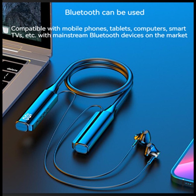Tai Nghe Bluetooth Không Dây Thông Minh Zevaret Có Thể Điều Khiển Giọng Nói Và Hiển Thị Giọng Nói