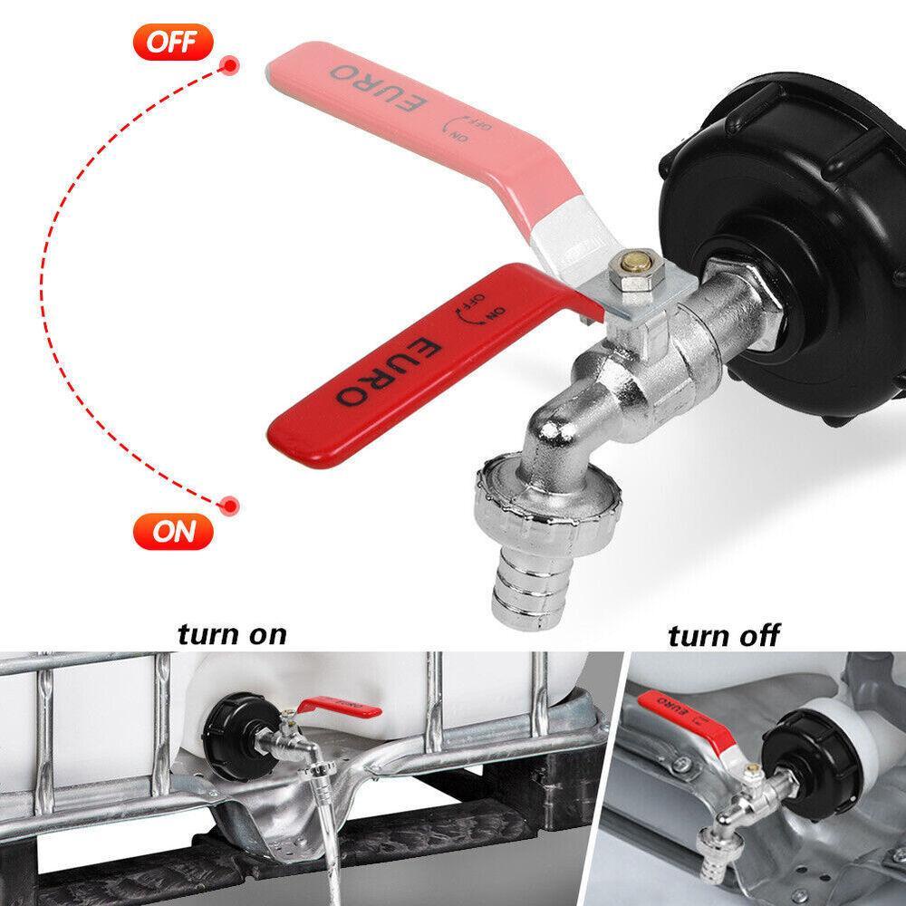 Đầu Nối Vòi Nước Tưới Vườn Mới 1 / 2 '' 3 / 4 ''