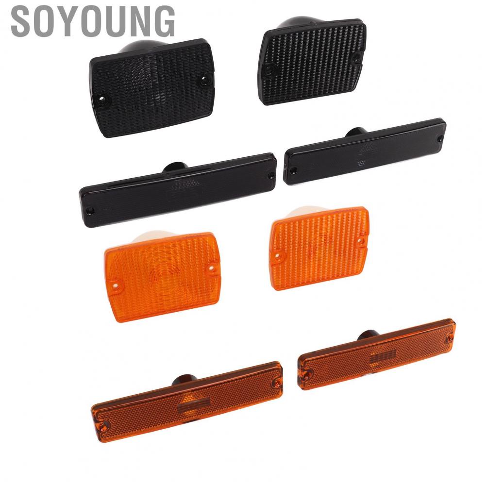 Soyoung Guard Side Marker Light Housings  Turn Signal Lens 56001378 Scratch Resistant High Strength Impact for Car
