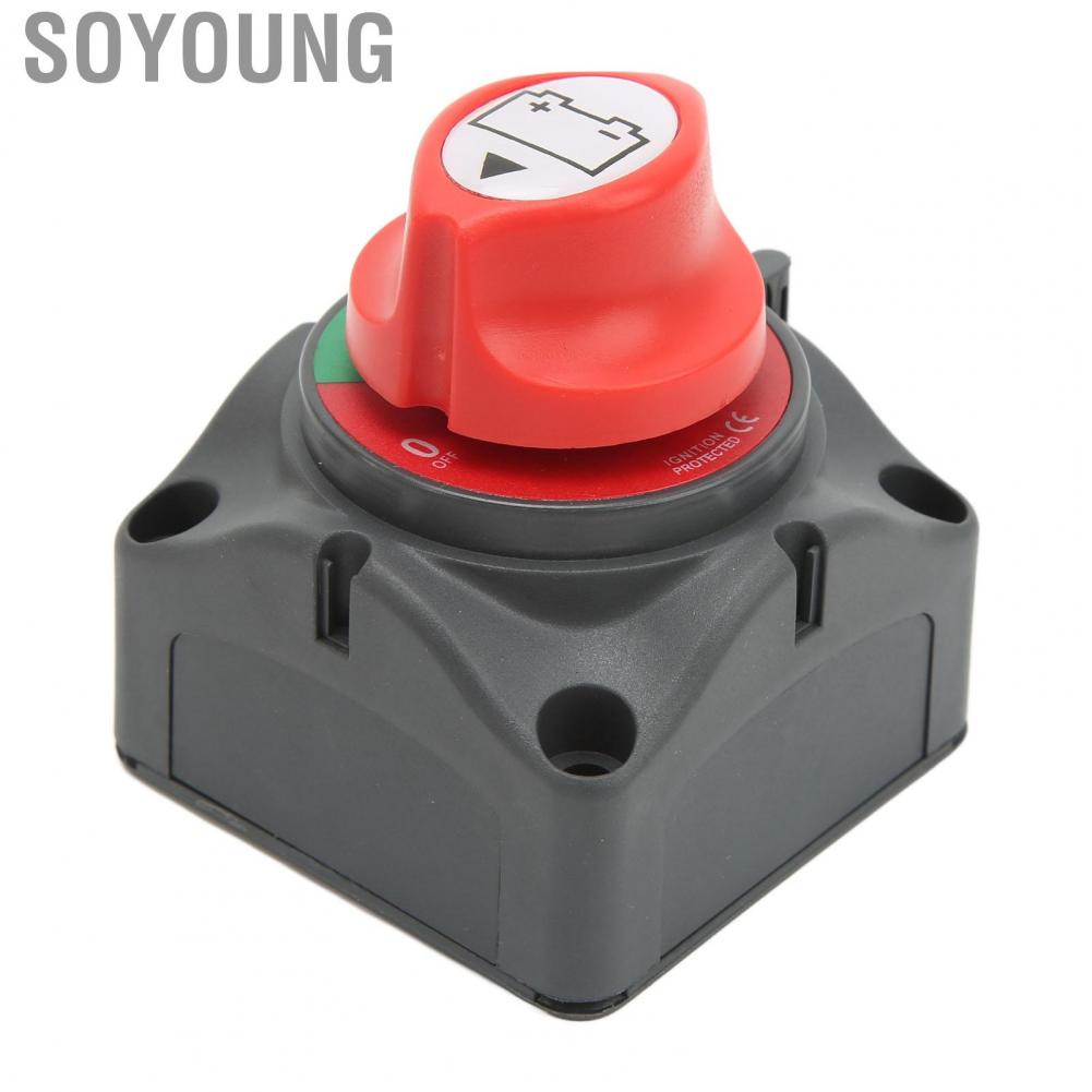 Soyoung Marine Battery Disconnect Switch  Wide Application 12-48V ABS for ATV